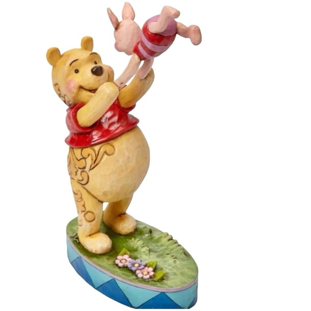 Jim Shore Winnie the Pooh and Piglet Rare Disney Retired Figure 4045251 New